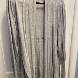 Lilly Pulitzer  Grey Open Luxletic Cardigan XL